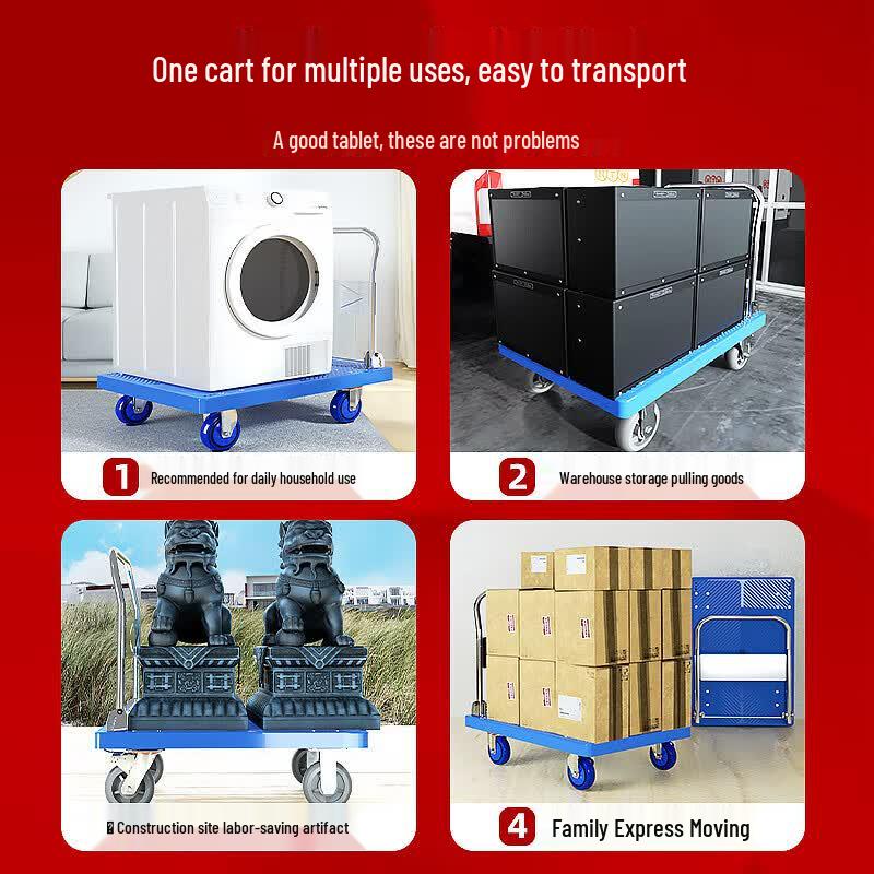 Heavy-Duty Foldable Platform Cart