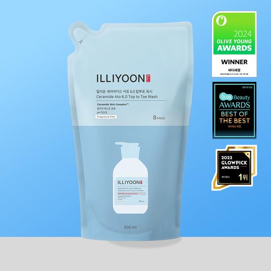 ILLIYOON Ceramide Ato 6.0 Top-to-Toe Wash 500ML Refill