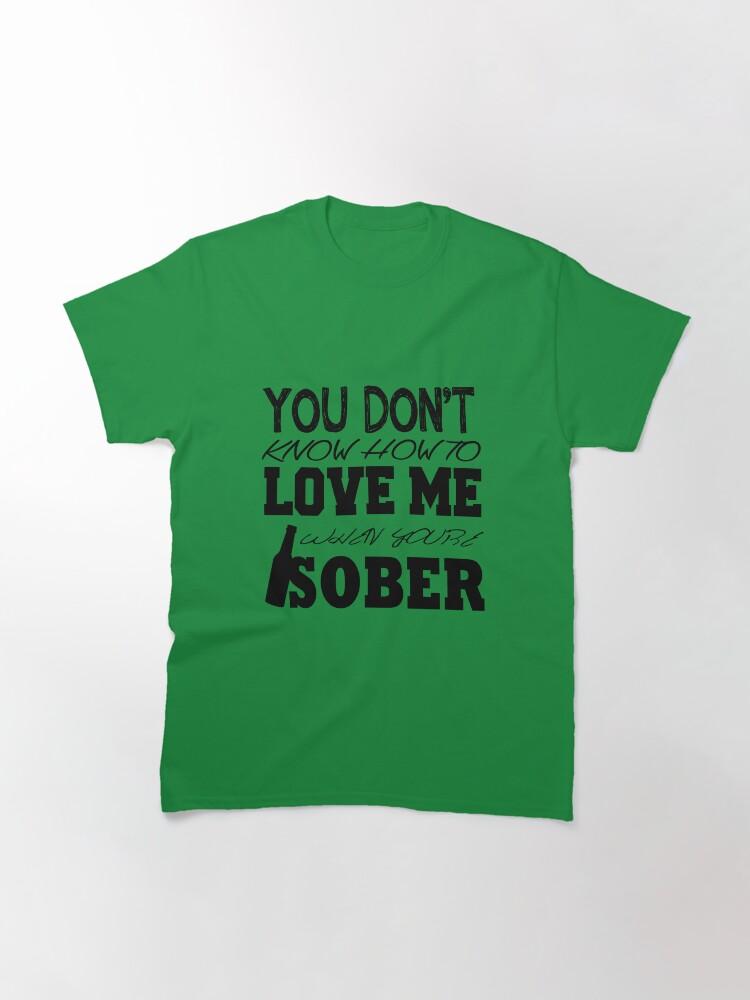 Sober Lyrics Classic T-Shirt