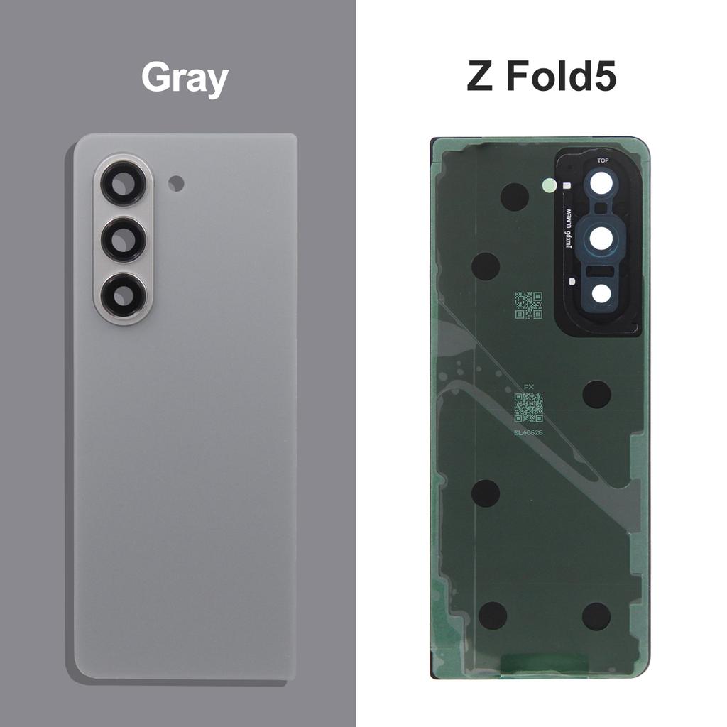 Per Samsung Z Fold5 Fold6 5G Cover Batteria in Vetro Pannello Alloggiamento Posteriore Parti Lente Fotocamera Per Z Fold 5 6 Cover Batteria