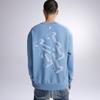 New MLB Sweatshirts Unisex Sky Blue 3AMTB0434-09BLP