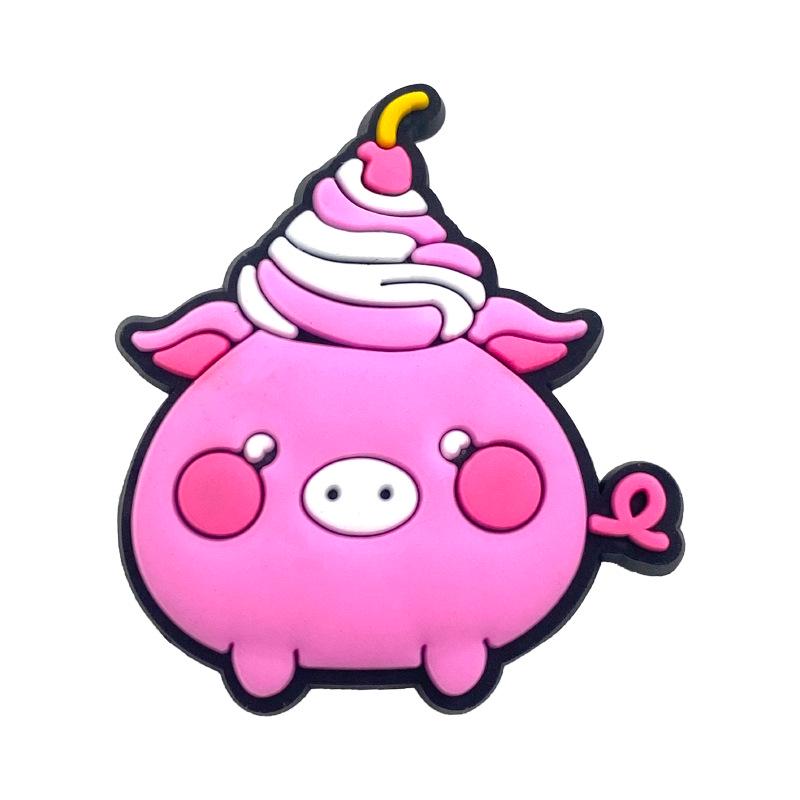 

Розовый Свежий Стиль Цветочная Пряжка Резина DIY Аксессуары для Тапочек