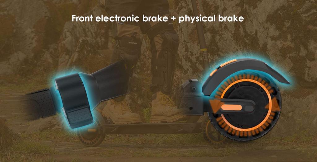 KuKirin S1 Max Opvouwbare Elektrische Scooter 350W Motor 36V10.4Ah Batterij 25km/h Max Snelheid 39km Max Bereik