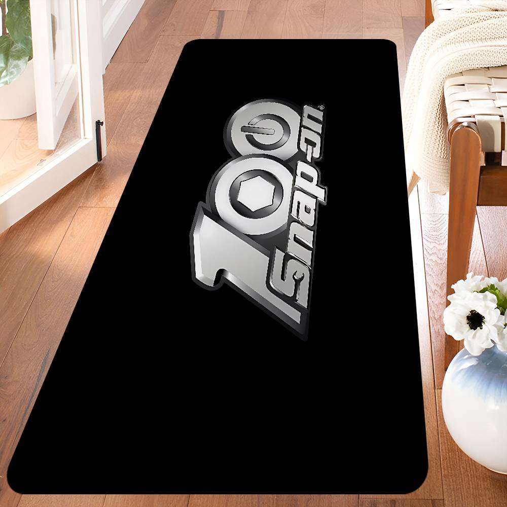S-Snap On Logo Room Mats Anti-slip Absorb Water Long Strip Cushion Bedroon Mat Household Carpets