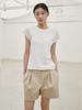 NOUVE Raglan Round T-Shirt - Ivory