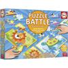 Puzle - EDUCA - Battle Jr Animals - 16 puzles - 9 gabali katrā puzlē - Bērniem no 4 gadu vecuma