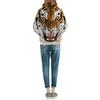 Halloween 3D Printed Tiger Hoodie Animal Cool Long Sleeve Hooded Pullover