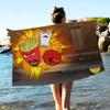 Cartoon A- AquaS Teen Hunger Force Große Mikrofaser Strandtücher Schnelltrocknendes Handtuch Sandstrandtücher Handtuch für Pool Reisen Schwimmen