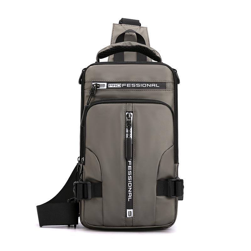 Vielseitige wasserdichte Crossbody-Brusttasche für Herren - Trendig, Lässig, Kleiner Rucksack aus Weltraumstoff
