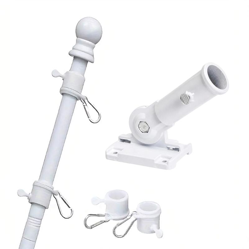 Outdoor Aluminium Sektions-Fahnenmast für Hof- und Gartendekorationen, mit Wand- oder Nutzungsstangenmontage für dekorative und Feiertagsfahnen