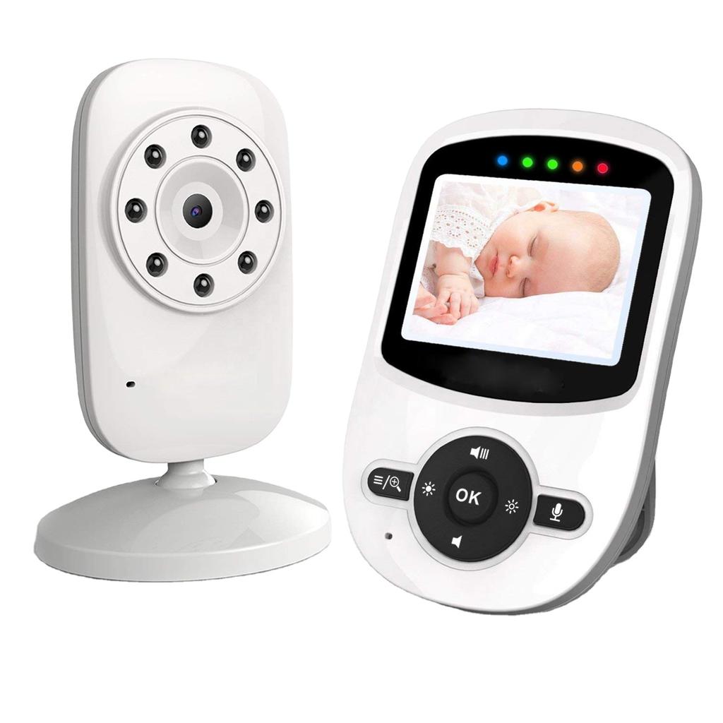2.4GHZ digitală wireless de securitate interioară Monitoare LCD TFT de 2,4 inchi pentru copii 2X Zoom Video Babysitter Sistem de alarmă Camere