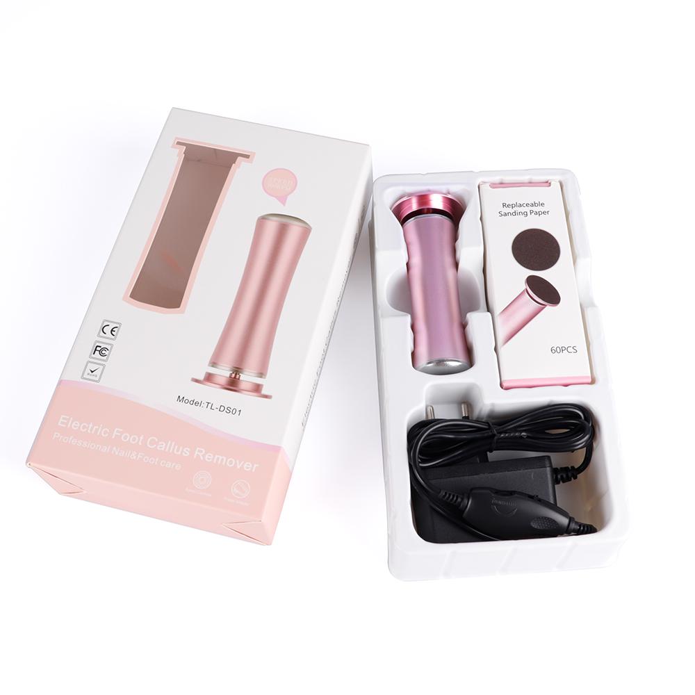 

Электрическая машинка для удаления мозолей на ногах для удаления омертвевшей кожи, пилка-шлифовальная машинка для ног, педикюрная машинка розовый