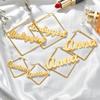 Atoztide Custom Name Earring High Quality Personalized Stainless Steel Letter Heart Star Earrings for Women Party Jewelry Gift