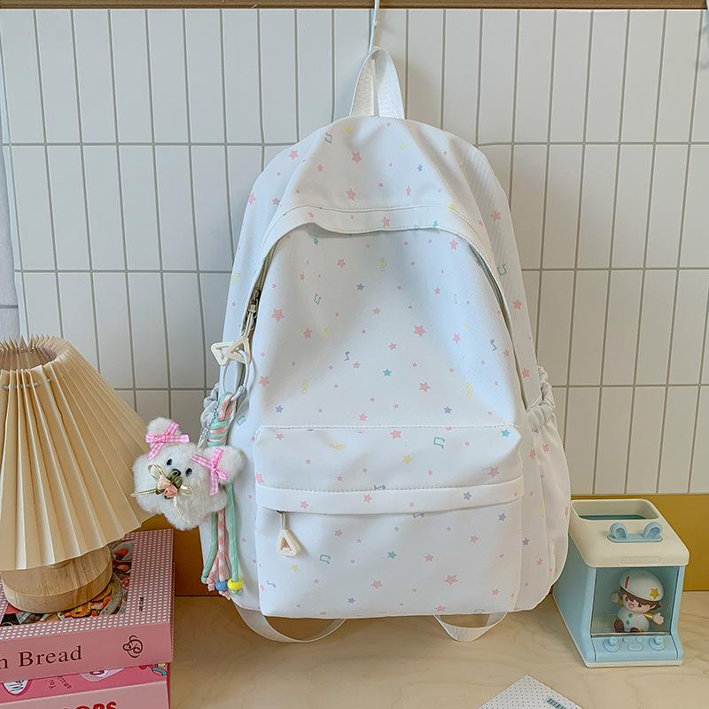 Schoolbag schoolbag junior high school girls ins niche large capacity high school students backpack female high value versatile student backpack