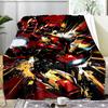 Iron In Action Blanket Flannel Throw for Sofa, Indoor, Camping, Living Room, Office, Chair, And Bed Soft Birthday Gift