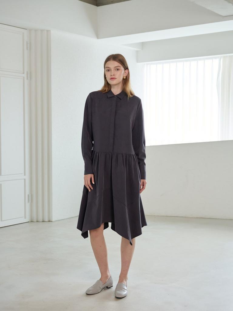 Koes Matilda Shirt Dress_Charcol
