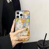 Hamtaro Cute Hamster Kawaii Lovely Corrugated Pattern Case For IPhone 16E SE4 12 17 16 15 14 13 11 Pro Max Stripe Cover