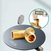 Raccordo a Y in ottone H58 Filettatura BSPP da 1/2" 3/4" Riduttore equalizzatore Giunto di unione ispessito Adattatore per acqua/gas Connettore