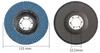 Flap Wheel for Grinding Metal on an Angle Grinder 125 40