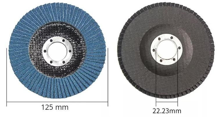 Flap Wheel for Grinding Metal on an Angle Grinder 125 40