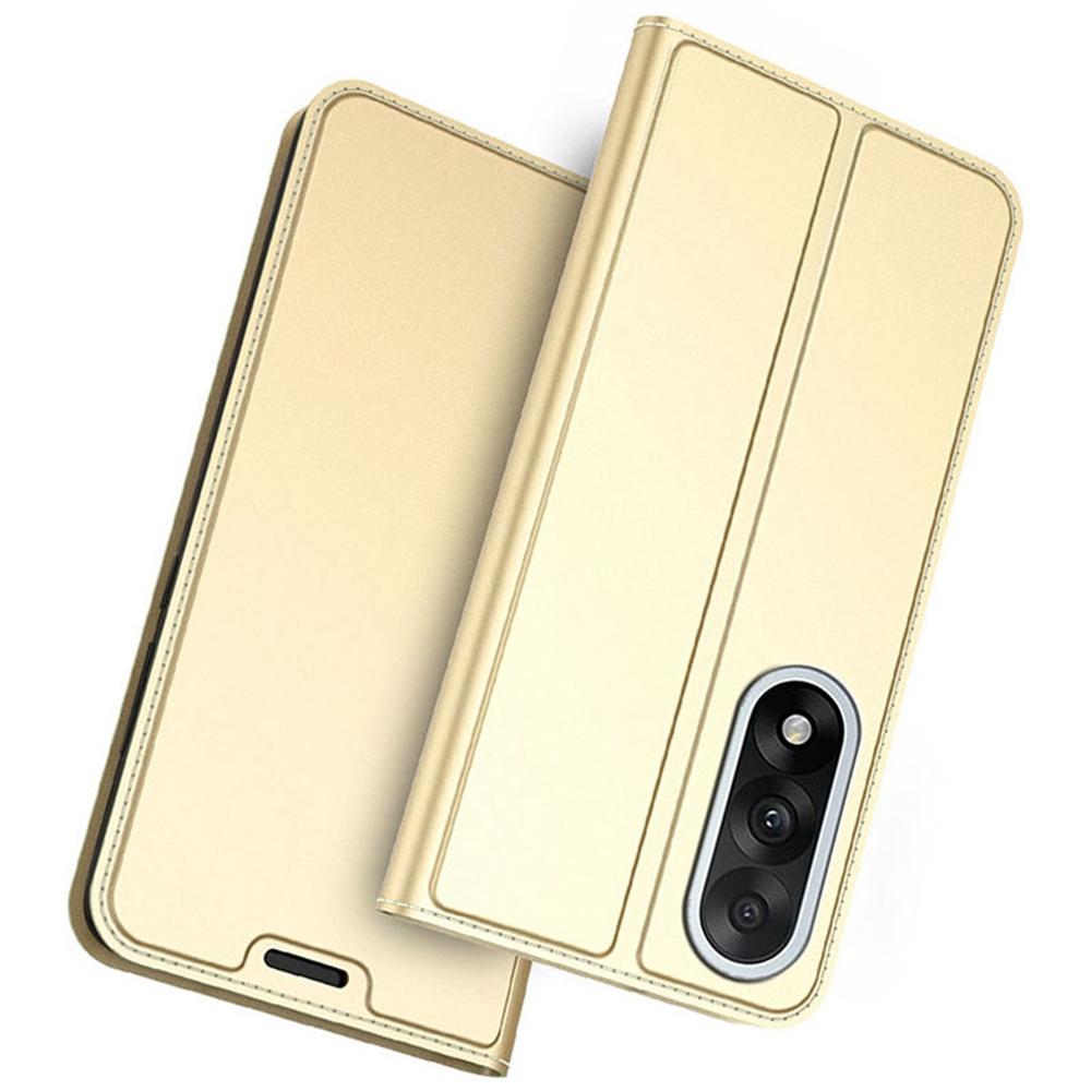 

For OnePlus Ace 5 Ultra 5G Case PU Leather Phone Cover with Card Holder Stand Gold