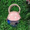 2025 Cute Candy Color Women's Handbag - Japanese-Inspired Casual Mushroom Design