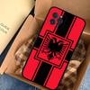 Albania Albanians Flag Phone Case For Iphone 16 15 17 13 14 12 11 Pro Max Plus Black Shell Cover Case