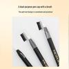 Waterproof White Eyebrow Pencil with Embroidery Positioning, Frame Setting, Non-Fading, and Smudge-Free White Eyeliner.