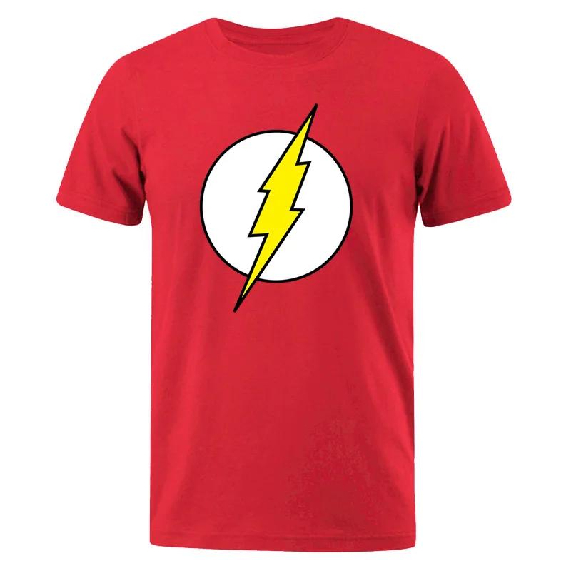 Tričko The BIG BANG Theory The Lightning Tričko s potiskem pro muže Bavlna Oversized oblečení Ležérní Street Krátký rukáv Legrační trička