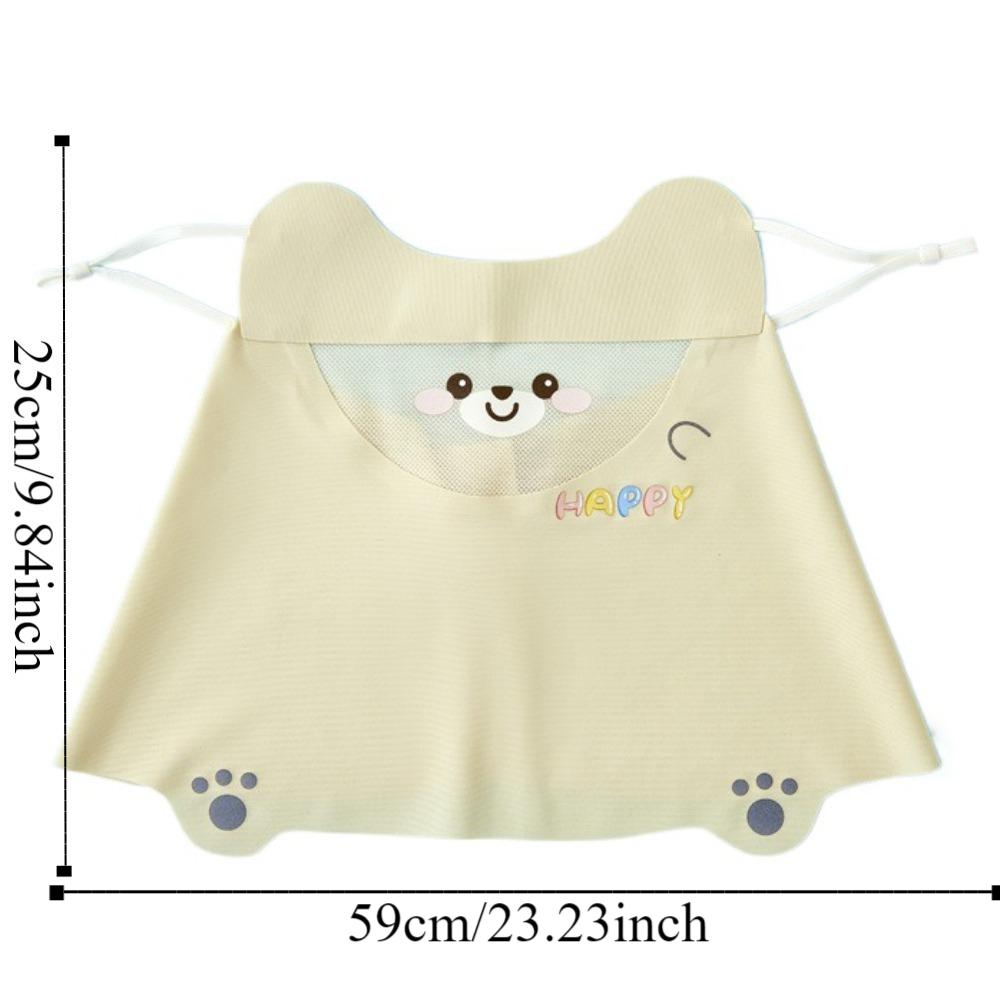Cartoon Bear Child Ice Silk Face Mask Eye Care Neckline Face Cover Sunscreen Face Veil  Riding