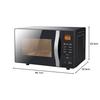 Yamazen Microwave Microwave Oven 16L for Living Alone or Living with Two People Turntable with Toast Function 11 Types of Auto Menus Equipped with Wei
