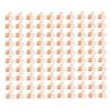 100pcs Flower Shape Binder Clips Strong Clamping Force Metal Cute Paper Clamps for Document Tickets Rose Gold