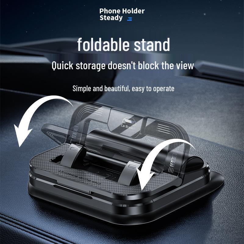 2026 Car Phone Holder: Stable, Anti-Shake, Universal Dashboard Mount with Number Plate Ornament