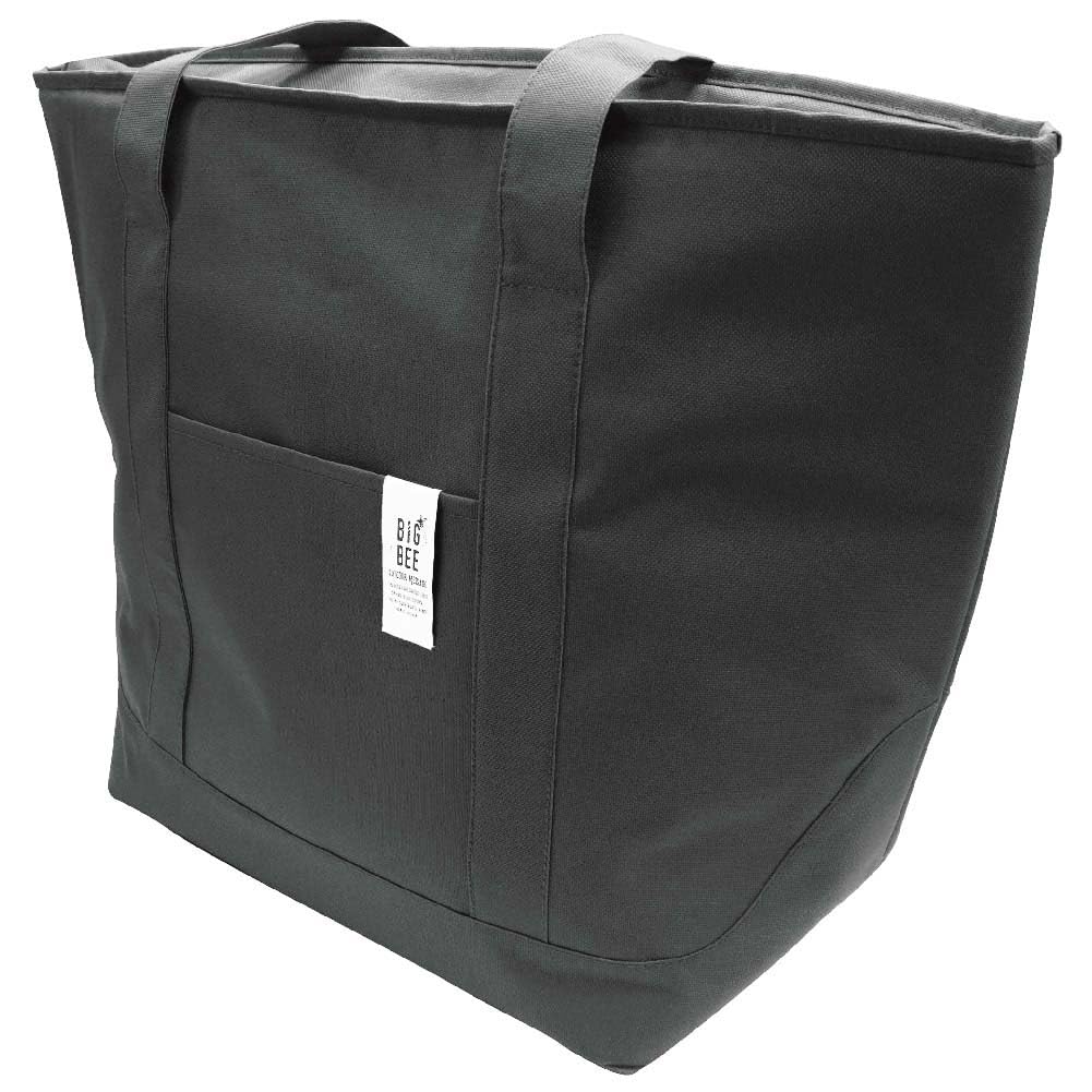 

Okato BigBee Insulated Tote Bag, Large, 20L, Chic Black, with Side Pockets for Small Items and Ice Pack Pocket