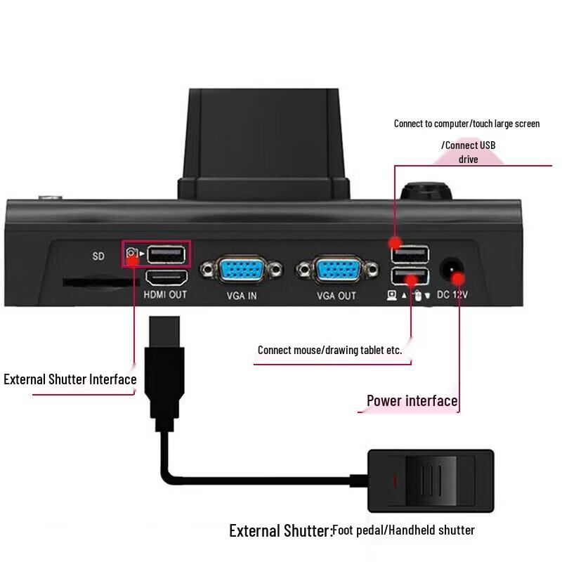 Ziguang High-Resolution Document Cameras & Scanners CN Plug (adapter Included)