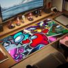 Among Us Aufdruck Kissen Rutschfest Laptop Tablet Großes Mauspadd XXL Matte Mini-PC Spielmatte Mit Verriegeltem Rand
