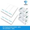 Graffiti Smart WiFi+RF433 Remote Control Switch, Alexa-Compatible On-Off Device.