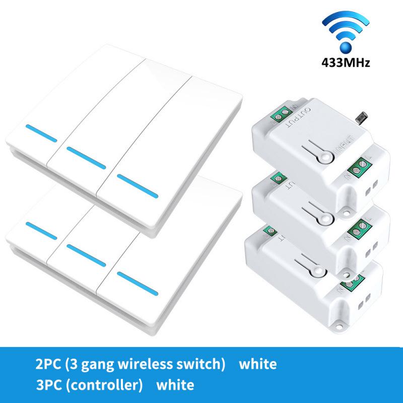 Graffiti Smart WiFi+RF433 Remote Control Switch, Alexa-Compatible On-Off Device.