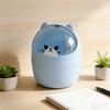 Flip Lid Wastebasket with Lid Waterproof Small Garbage Can  Workers in the workplace