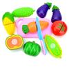 Okul Öncesi Çocuklar Plastik Kesme Sebzeler Meyveler Oyuncak Seti Çocuklar Erken Eğitici Oyuncaklar Bebek Rol Yapma Oyunu Evi Yemek Oyun Seti