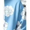 Men's Flower Print Versatile Comfortable Sweatshirt Casual Warmth Simple Hoodies Sweatshirts Men’s