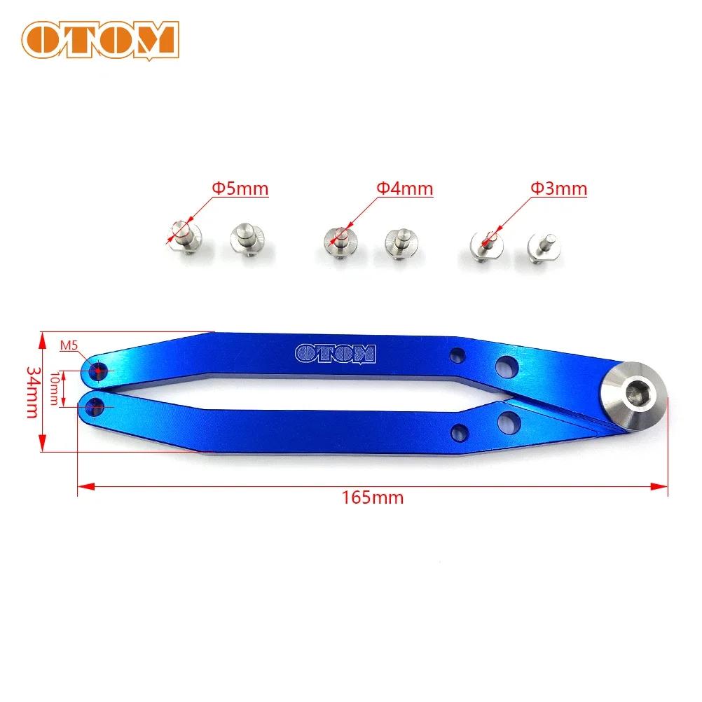 OTOM Motorcycle CNC Rear Shock Absorber Oil Filter Cap Remover Wrench 3 Specifications For KTM HUS HONDA YAMAHA Removal Tool