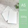 Zun Jue Square Watercolor Paper Sketchboard - Cotton Pulp Blank Bookmark for Watercolor, Marker, Signature, and Anime.