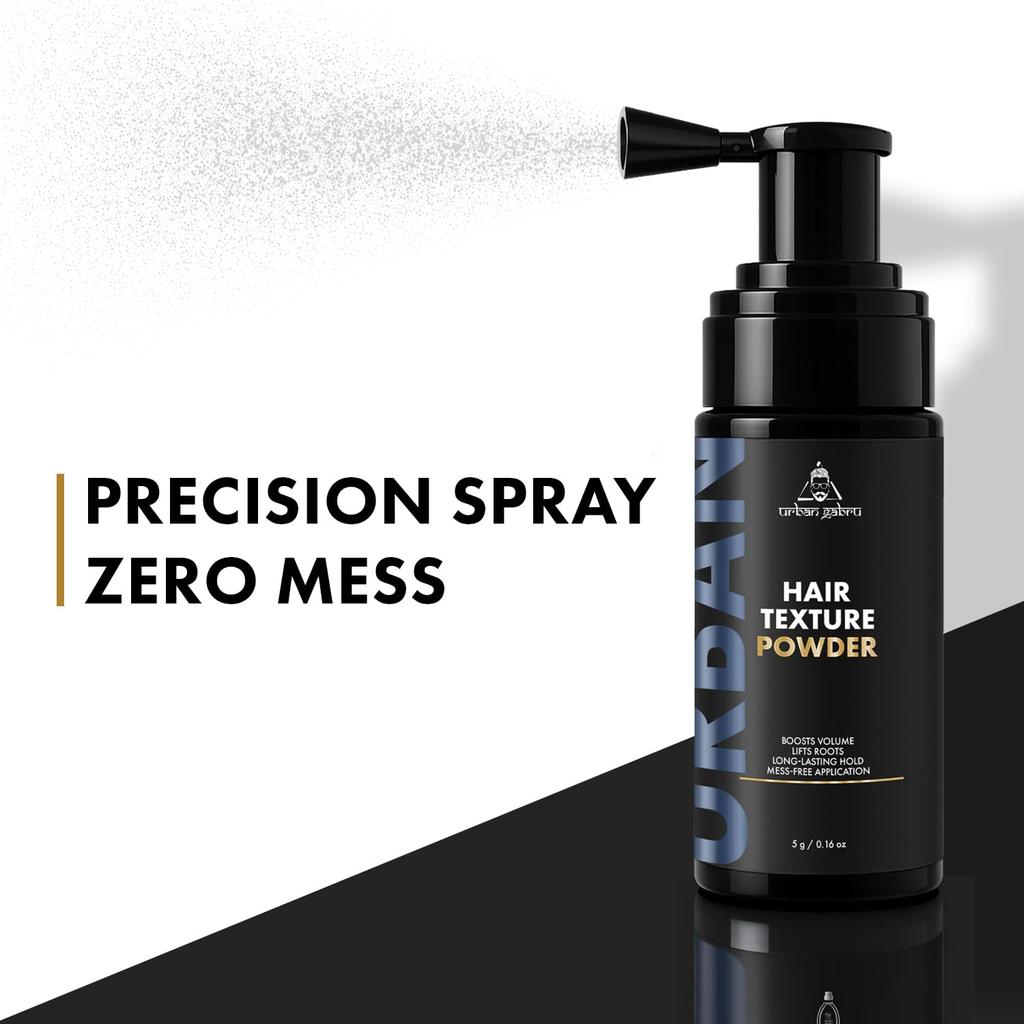 Haarstrukturpuder für Männer | 100% Naturbasiert, Talkumfreies Volumen-Stylingpuder | Natürliches Finish, hohes Volumen, Starker Halt, Keine Rückstände | 5g
