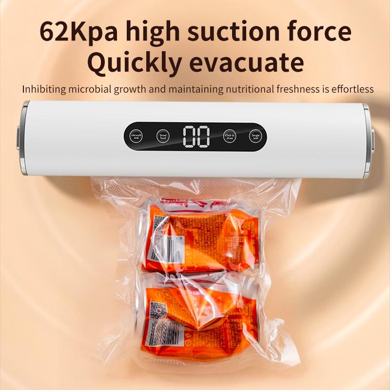 Professional Vacuum Sealer for Food Vacuumor for Products Kitchen Sealing Machine Cuisine Packaging Plastic Bag Sealant