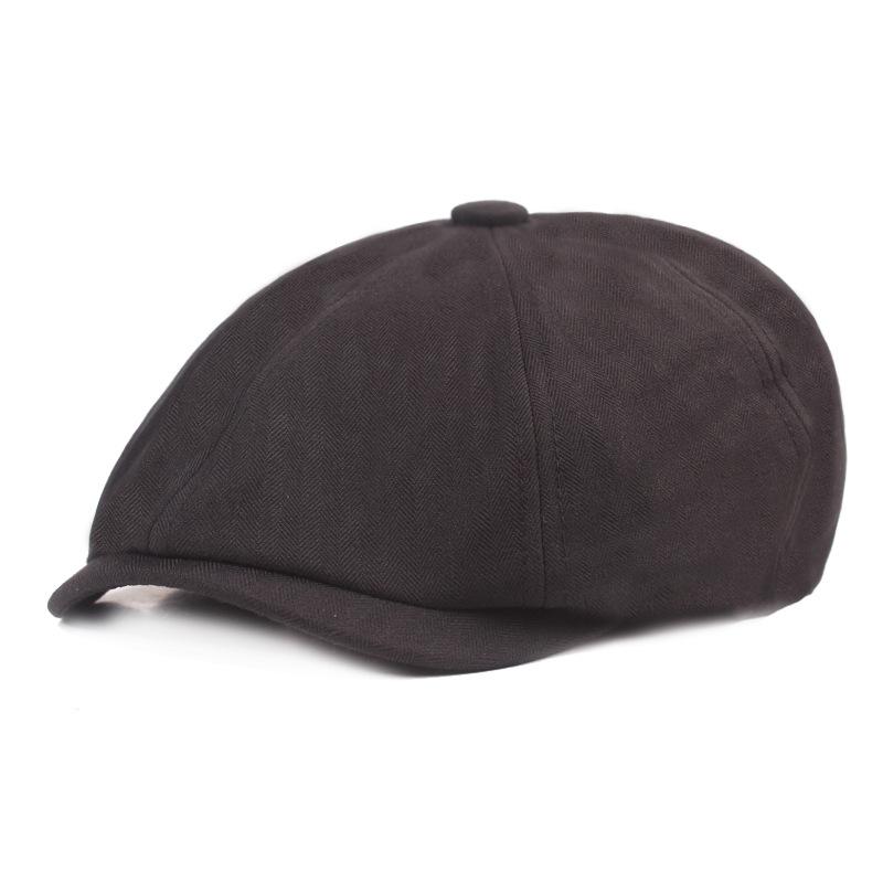 

Литературная Молодежная Восьмиугольная Кепка Английская Ветряная Шляпа-Ёлочка Ni Берет Шляпа Мужская Шляпа M（56-58cm） чёрный