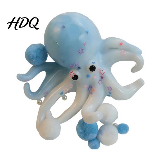 3D Octopus Toy Mini Squeeze Anxiety Stress Relief Relaxation Hand Soft Stretchy Sea Animal Sensory Party Favors Ball