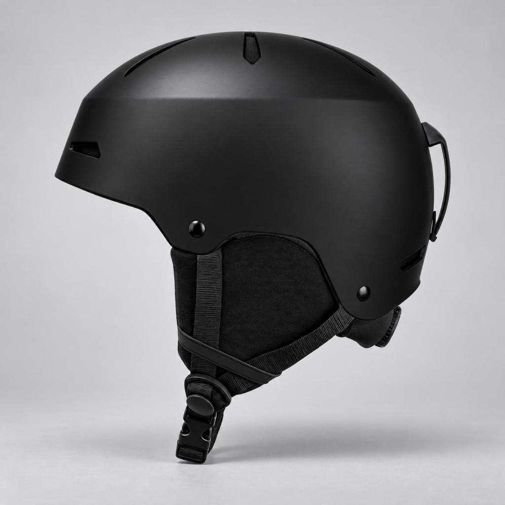 Ski Helmet with Adjustable Chin Strap Breathable Ventilated for Adults, Snowboarders,