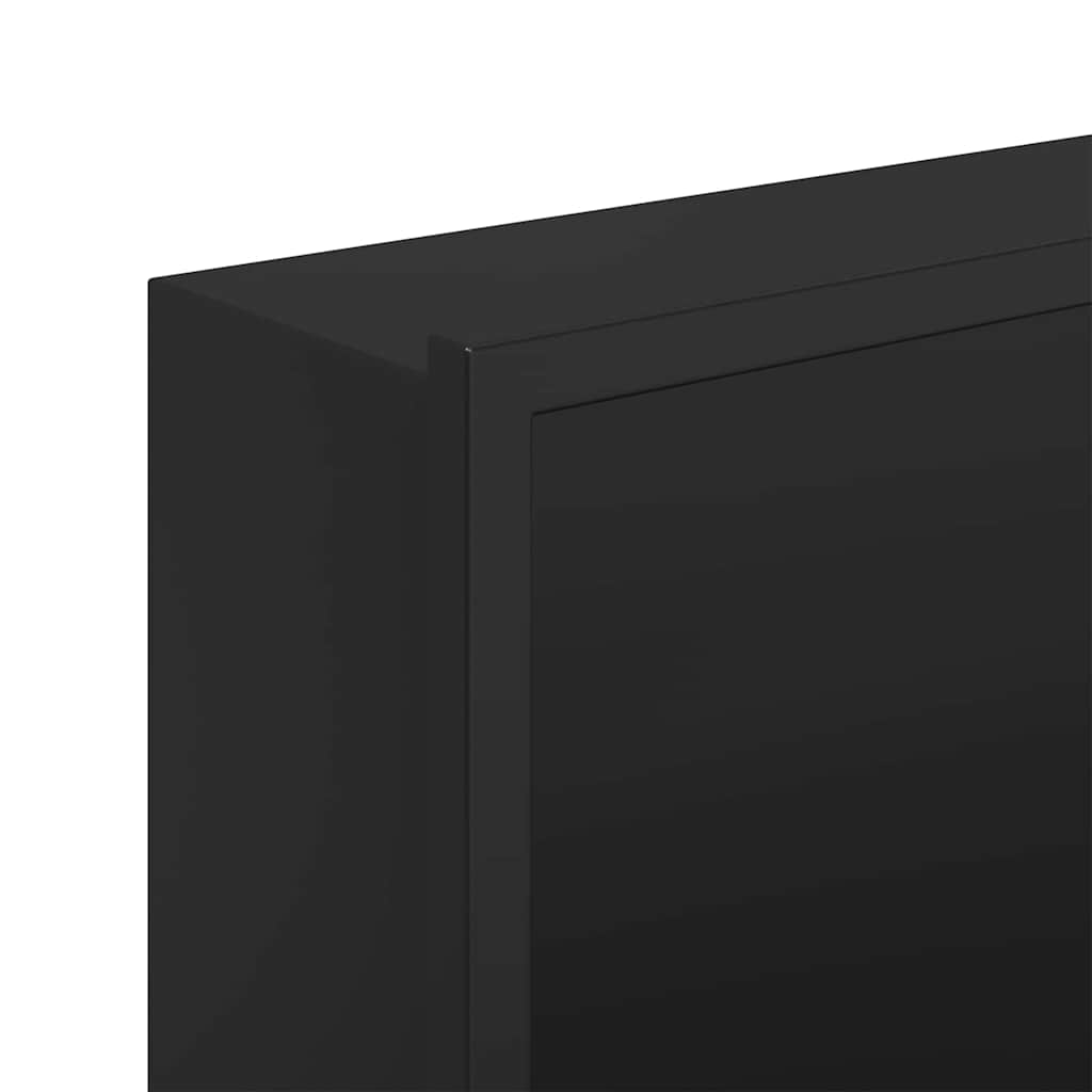 Shower Niche Shelf Black 90 x 20 x 9.5 cm Stainless Steel