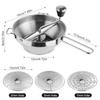 Baby Food Manual Puree Maker With Discs Effortless Manual Operation For Fresh-Purees For Fruit Vegetable C
